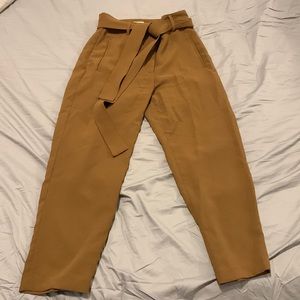 Aritzia Wilfred tie-front pants